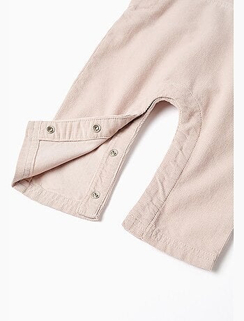 Salopette en velours côtelé