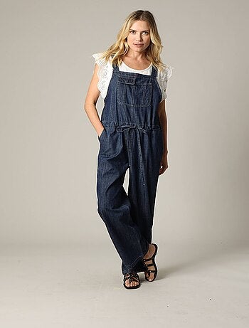 Salopette femme100% coton denim 'Deeluxe'