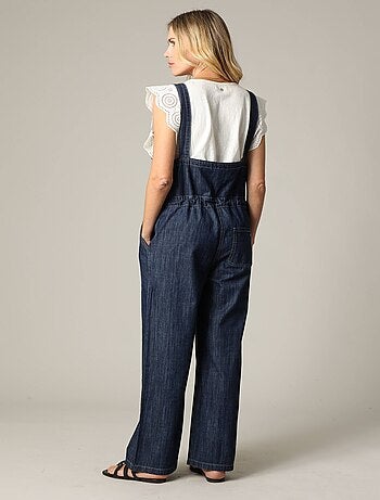 Salopette femme100% coton denim 'Deeluxe'