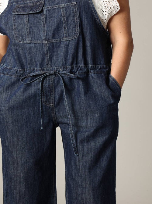 Salopette femme100% coton denim 'Deeluxe' - Kiabi