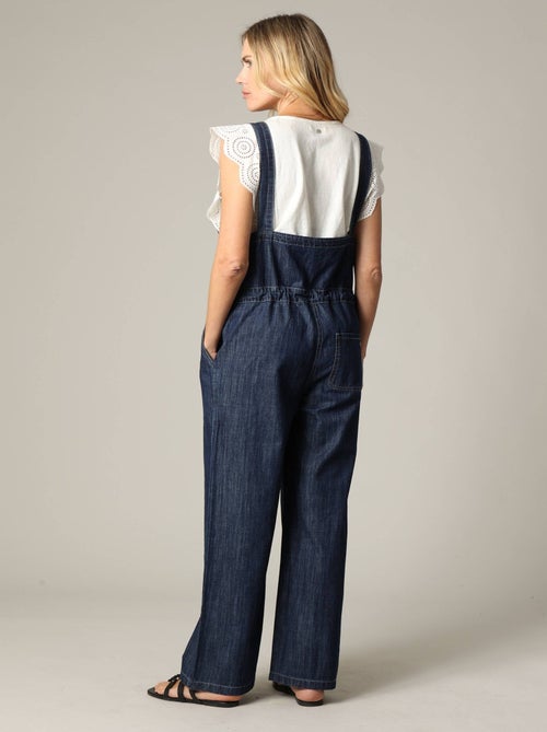 Salopette femme100% coton denim 'Deeluxe' - Kiabi