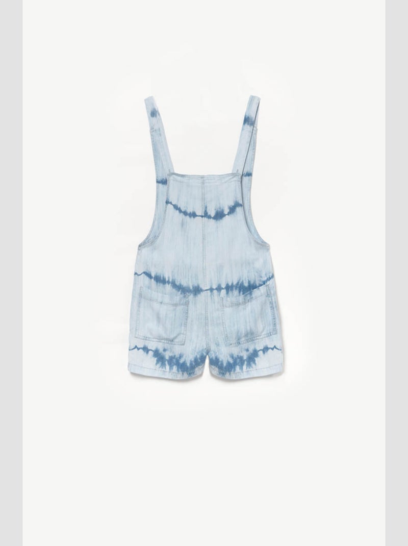 Salopette HELLASGI short 'Le Temps Des Cerises' Bleu - Kiabi