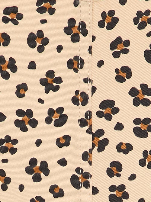 Salopette imprimée en twill - Kiabi