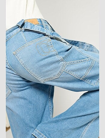 Salopette LAULY loose, large en jeans 'Le Temps Des Cerises'