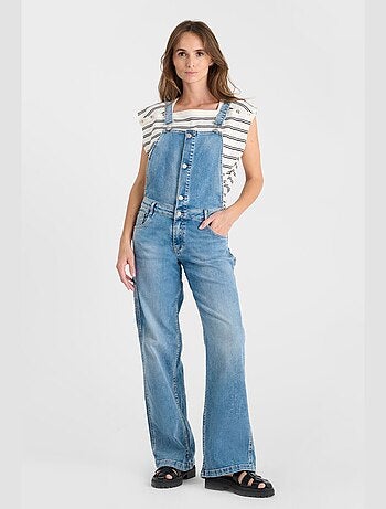 Salopette LAULY loose, large en jeans 'Le Temps Des Cerises'