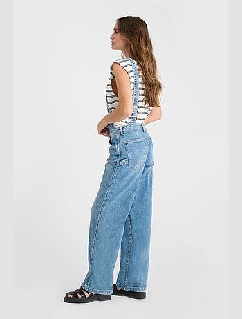Salopette LAULY loose, large en jeans 'Le Temps Des Cerises'