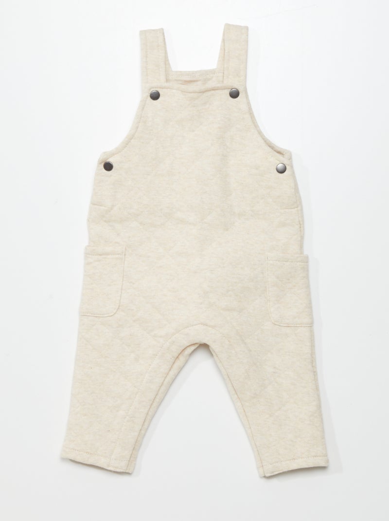 Salopette longue Beige - Kiabi