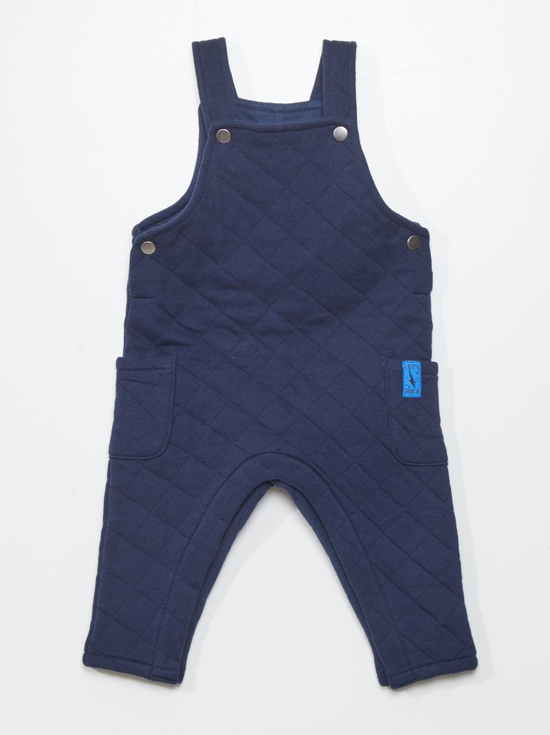 Salopette longue Bleu marine - Kiabi