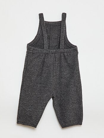 Salopette longue en maille doudou
