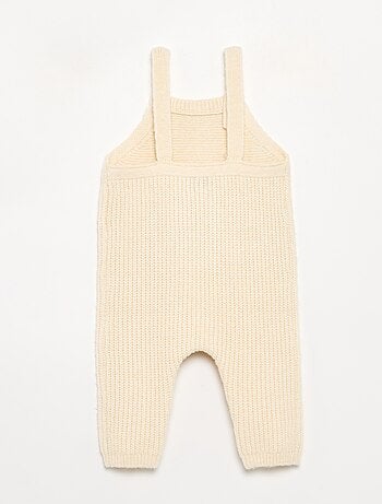 Salopette longue en tricot