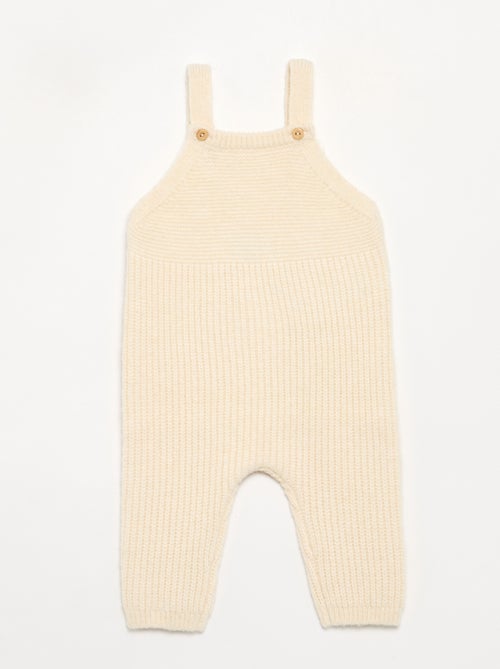 Salopette longue en tricot - Kiabi