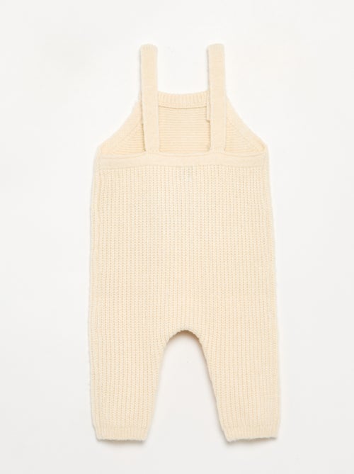 Salopette longue en tricot - Kiabi