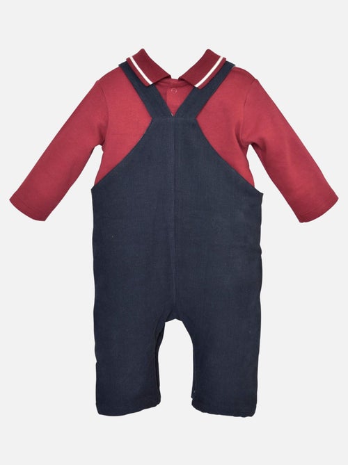 SALOPETTE MARINE ET T-SHIRT GARCON - Kiabi