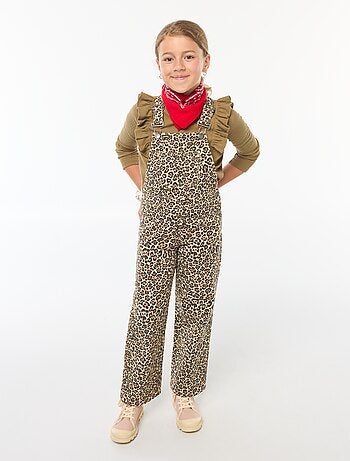 Salopette pantalon léopard