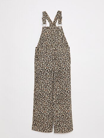 Salopette pantalon léopard