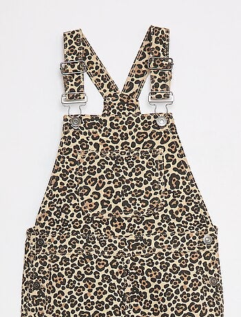 Salopette pantalon léopard
