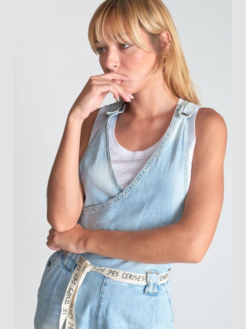 Salopette RIGA droite en jeans 'Le Temps Des Cerises' - Kiabi