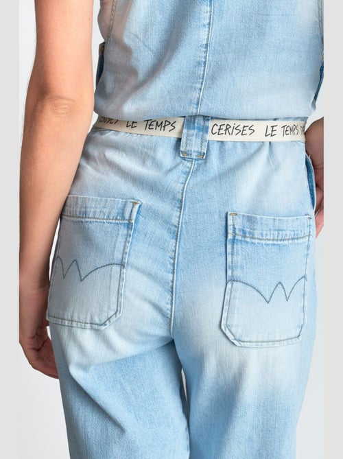 Salopette RIGA droite en jeans 'Le Temps Des Cerises' - Kiabi