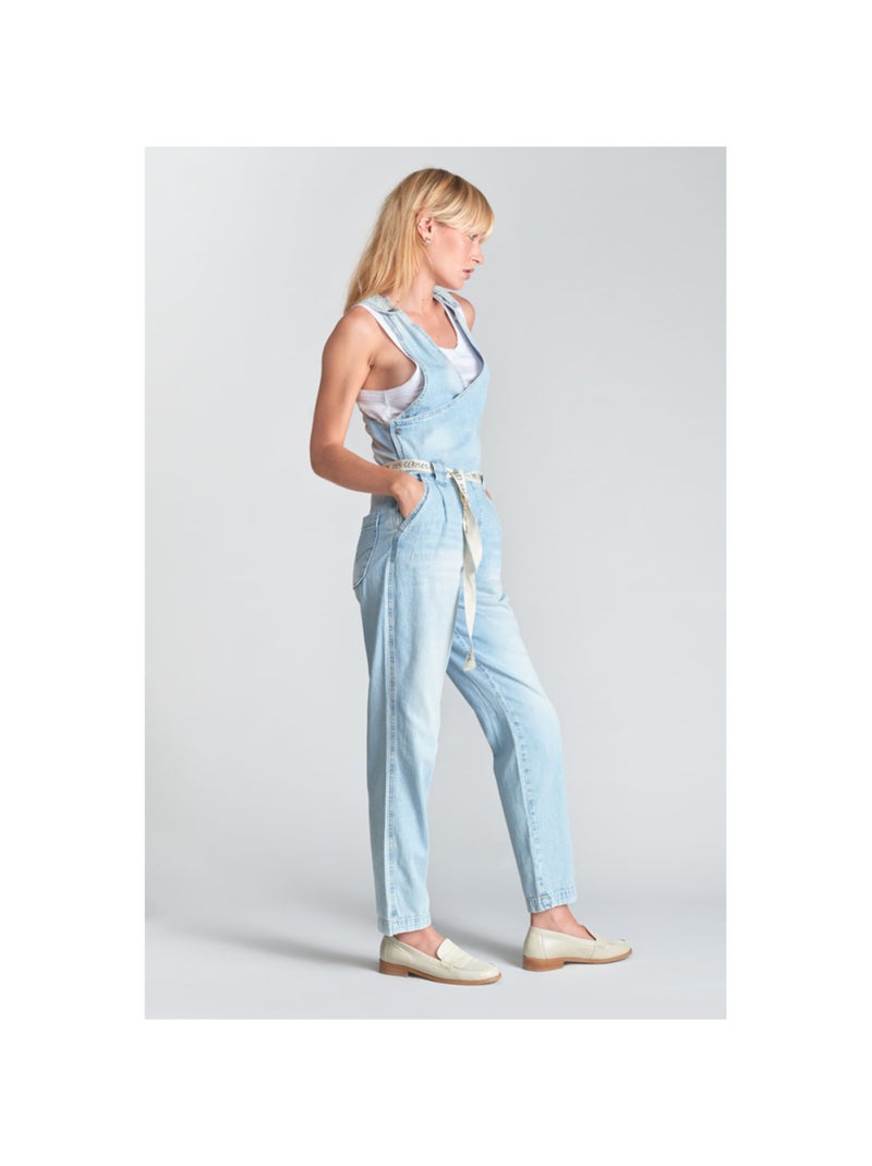 Salopette RIGA droite en jeans 'Le Temps Des Cerises' Bleu - Kiabi