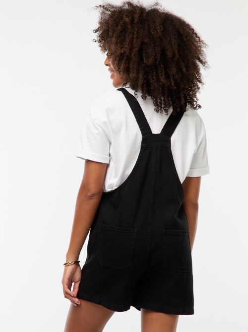 Salopette short avec bretelles nouées - Kiabi