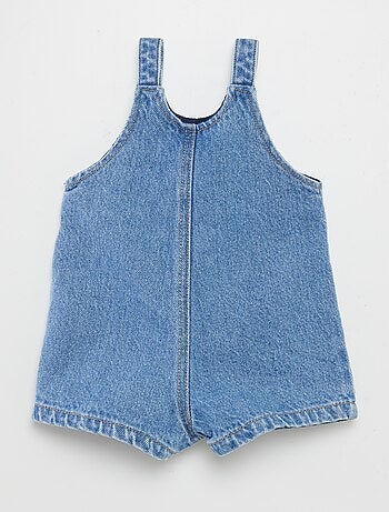 Salopette short avec poche poitrine