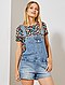     Salopette short en denim vue 1
