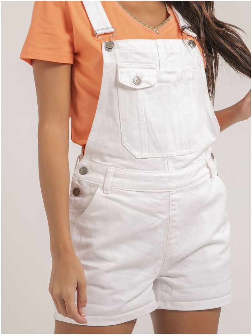SALOPETTE COURTE PIMKIE en jean. Taille 34. Petit rebord au bas. EUR 25,00 - FR