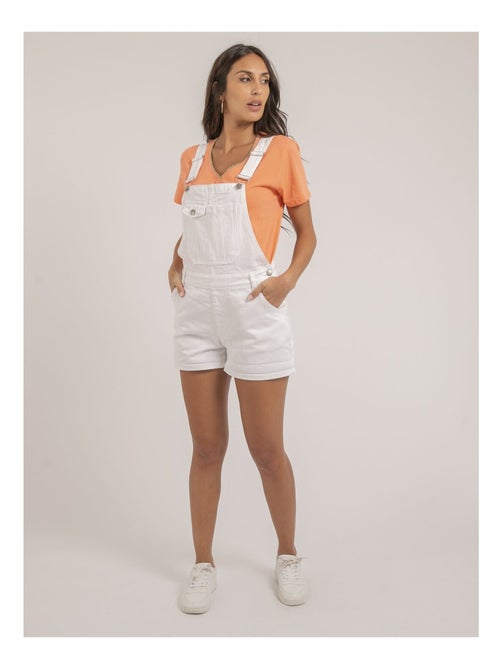 Salopette short en denim XORTA - Kiabi