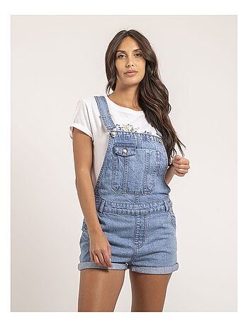 Salopette short en denim XORTA