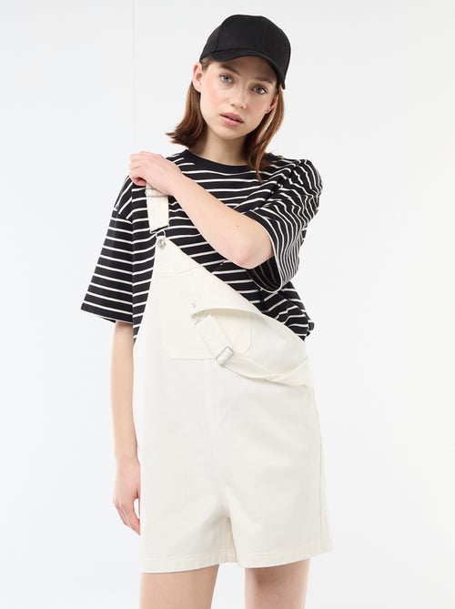 Salopette short oversize - Kiabi