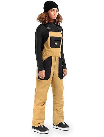 Salopette snowboard femme sports d'hiver femme b1 maple-w
