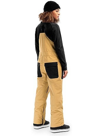 Salopette snowboard femme sports d'hiver femme b1 maple-w