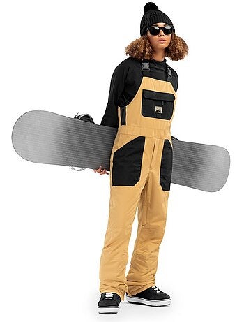 Salopette snowboard femme sports d'hiver femme b1 maple-w