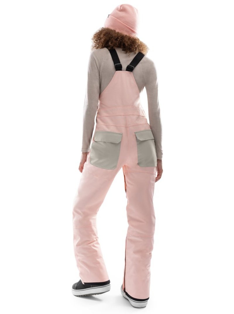 Salopette snowboard femme sports d'hiver femme b1-w arosa Rose - Kiabi