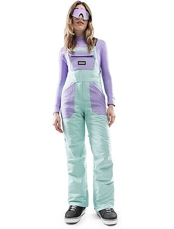 Salopette snowboard femme sports d'hiver femme b1-w lenk
