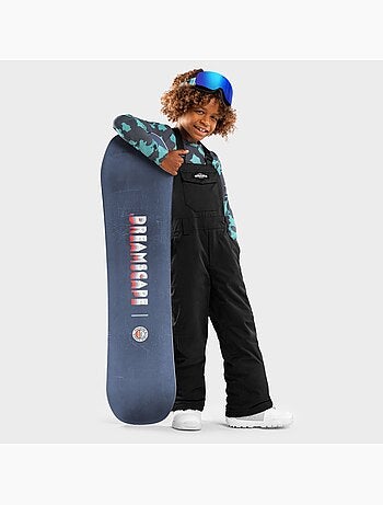Salopette snowboard garçon sports d'hiver enfants kb1 fierce