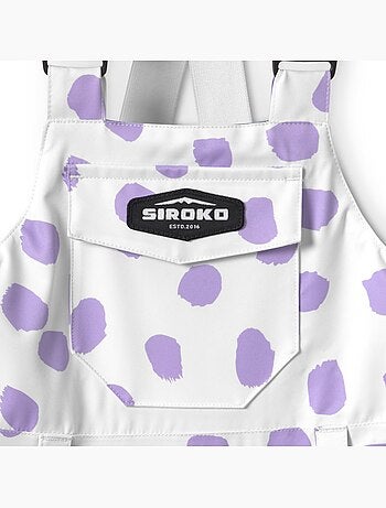 Salopette snowboard garçon sports d'hiver enfants kb1 polka