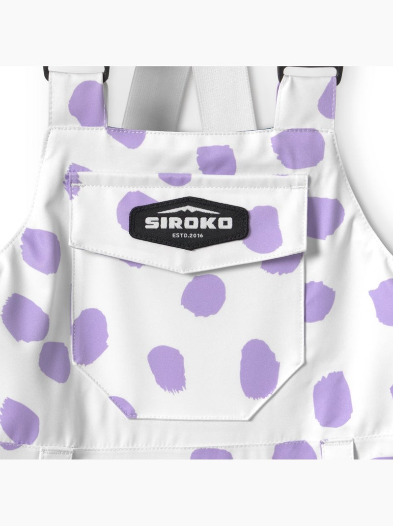 Salopette snowboard garçon sports d'hiver enfants kb1 polka Violet - Kiabi
