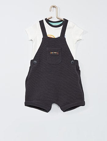 Salopette + t-shirt éco-conçu