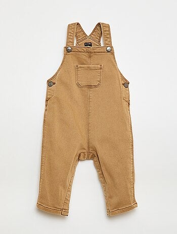 Salopette unie à bretelles ajustables