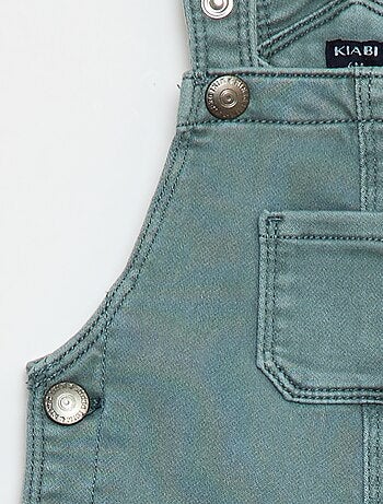 Salopette unie à bretelles ajustables