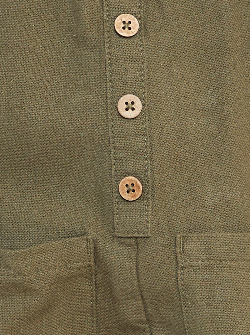 Salopette unie VERT - Kiabi