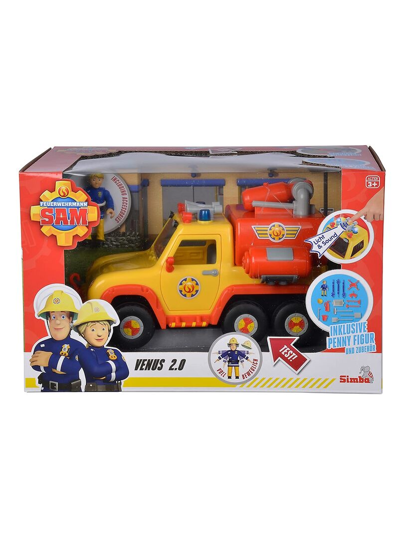 Jouet camion Sam le pompier et accessoires - Simba