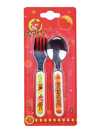 Samsam Ensemble Couverts Inox (Fourchette, Cuillere)