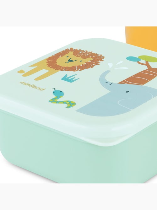 Sanckbox-3 Boîtes à Lunch Jungle Miniland - Kiabi
