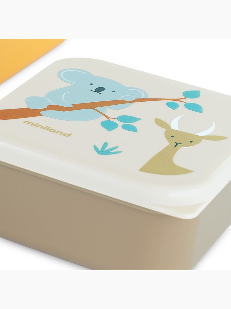 Sanckbox-3 Boîtes à Lunch Jungle Miniland Jaune - Kiabi