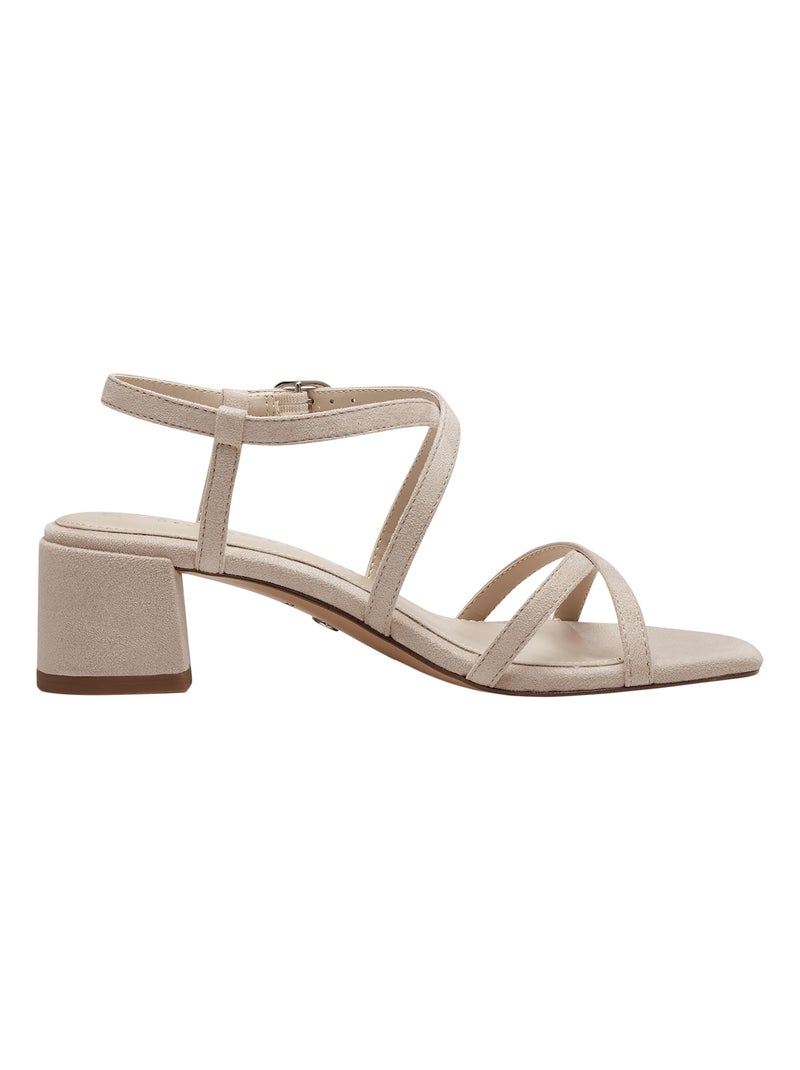Sandale à Bride Talon Tamaris Beige - Kiabi