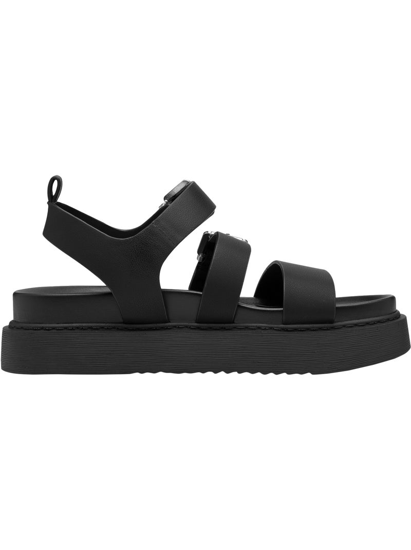 Sandale à Brides Tamaris Noir - Kiabi
