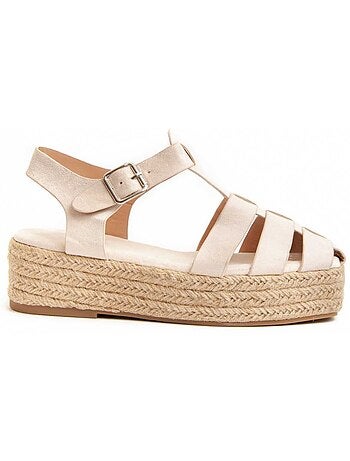 Sandale à Plateforme Textile Montevita