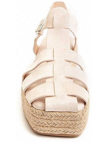 Sandale à Plateforme Textile Montevita